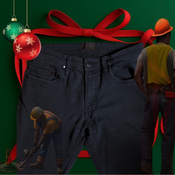 Excellent Jachs New York Classic Black Jeans 32/30 - Picture 9 of 9